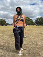 TORI CHEST HARNESS - LIQUORICE BLACK - Lolli Wraps