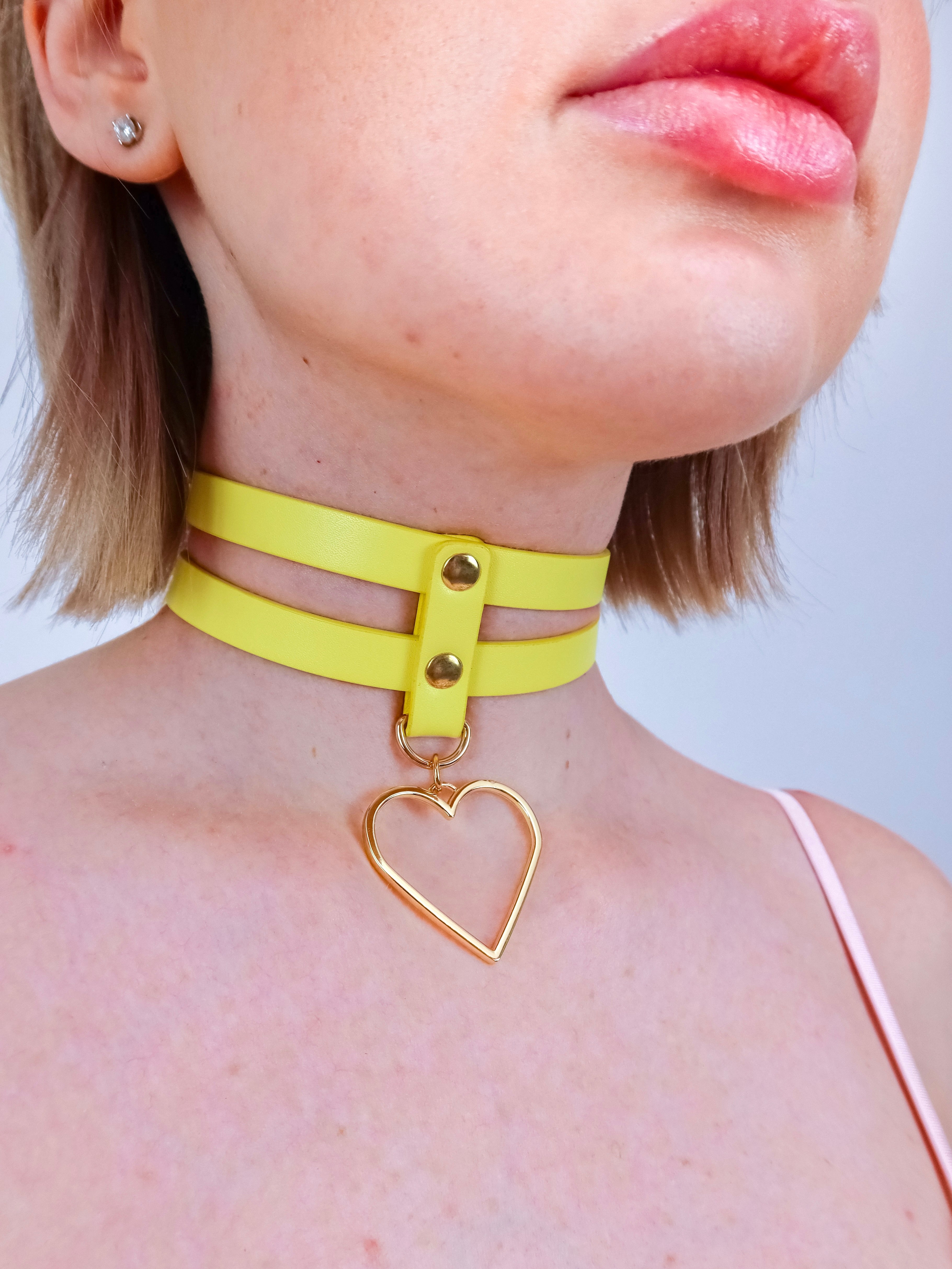 DAISY HEART CHOKER - SMALL