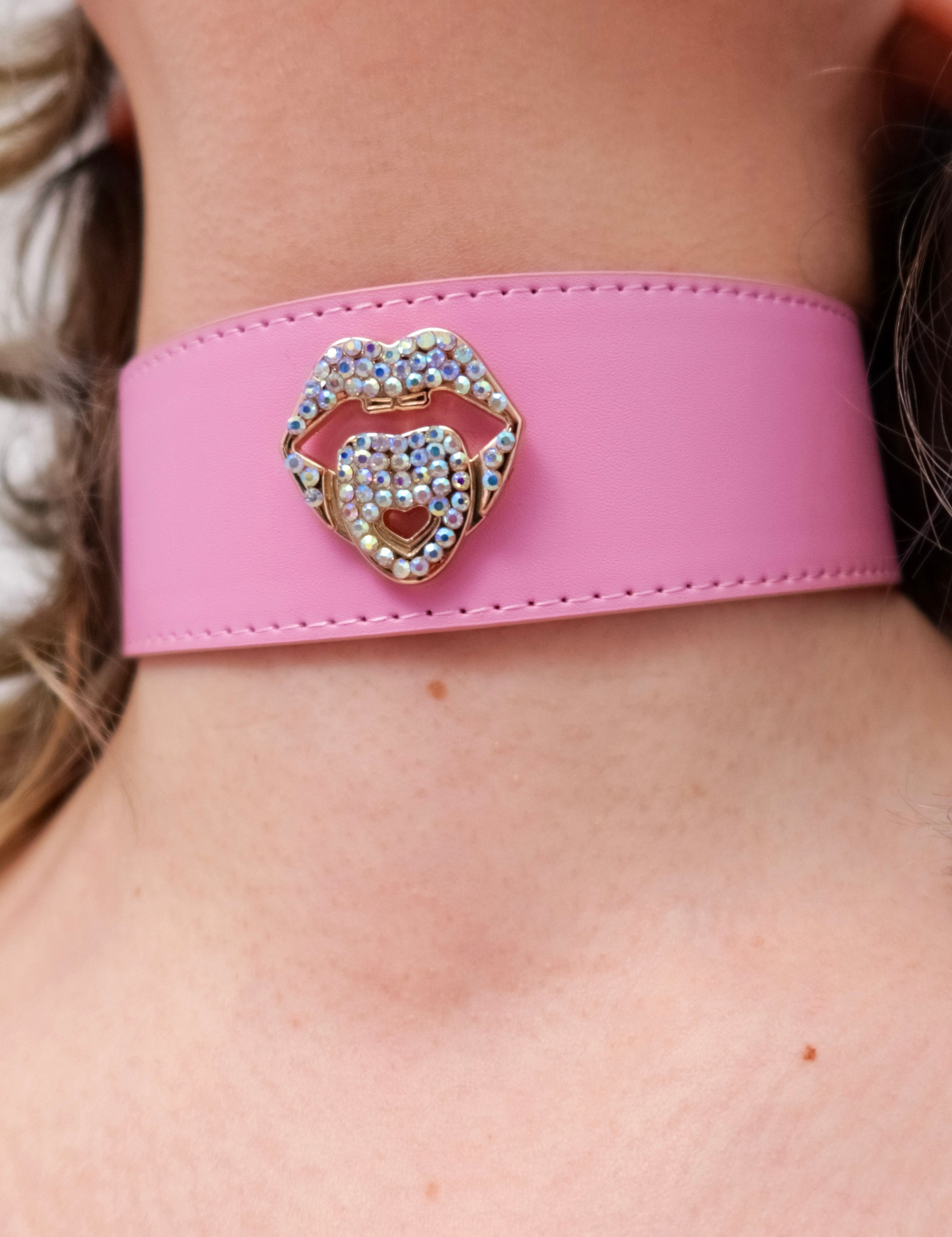 LOLA LOLLI WRAPS CHOKER - CANDY PINK - Lolli Wraps