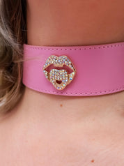 LOLA LOLLI WRAPS CHOKER - CANDY PINK - Lolli Wraps