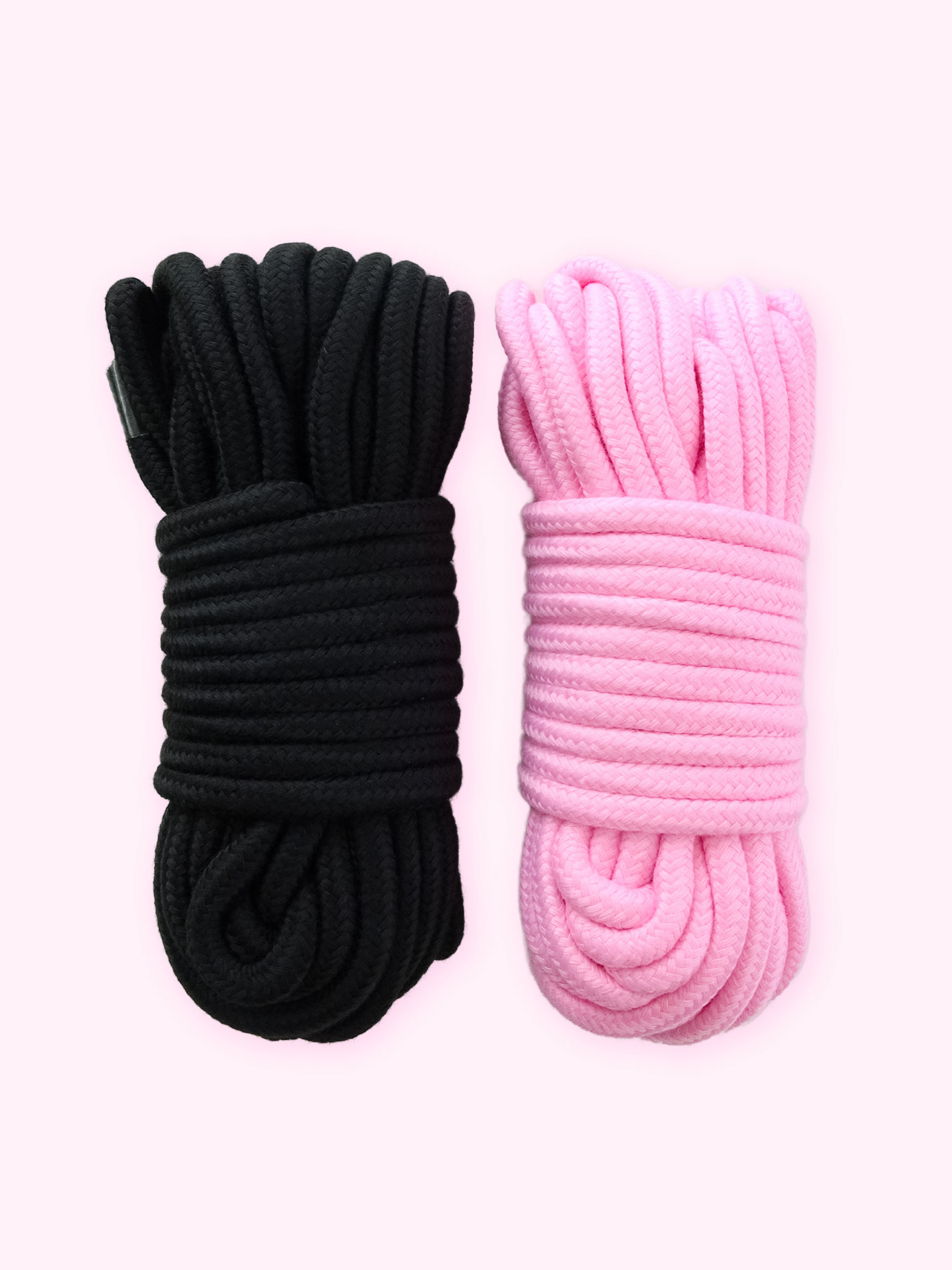 BLACK AND PINK COTTON SHIBARI ROPE | LOLLIWRAPS – Lolli Wraps x