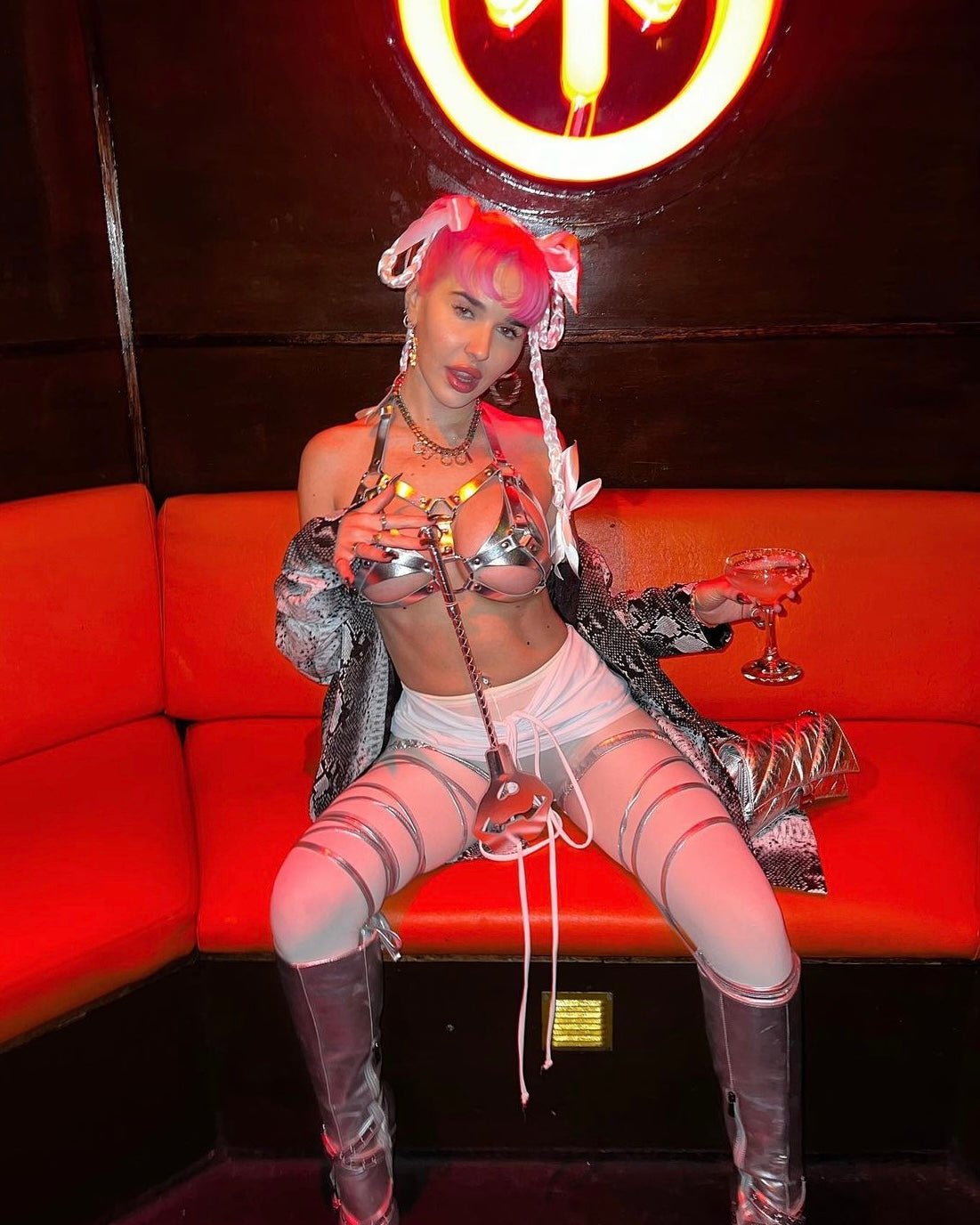 TORI BRA HARNESS - CHROME - Lolli Wraps