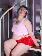 ARI RIBBED SINGLET - Lolli Wraps x