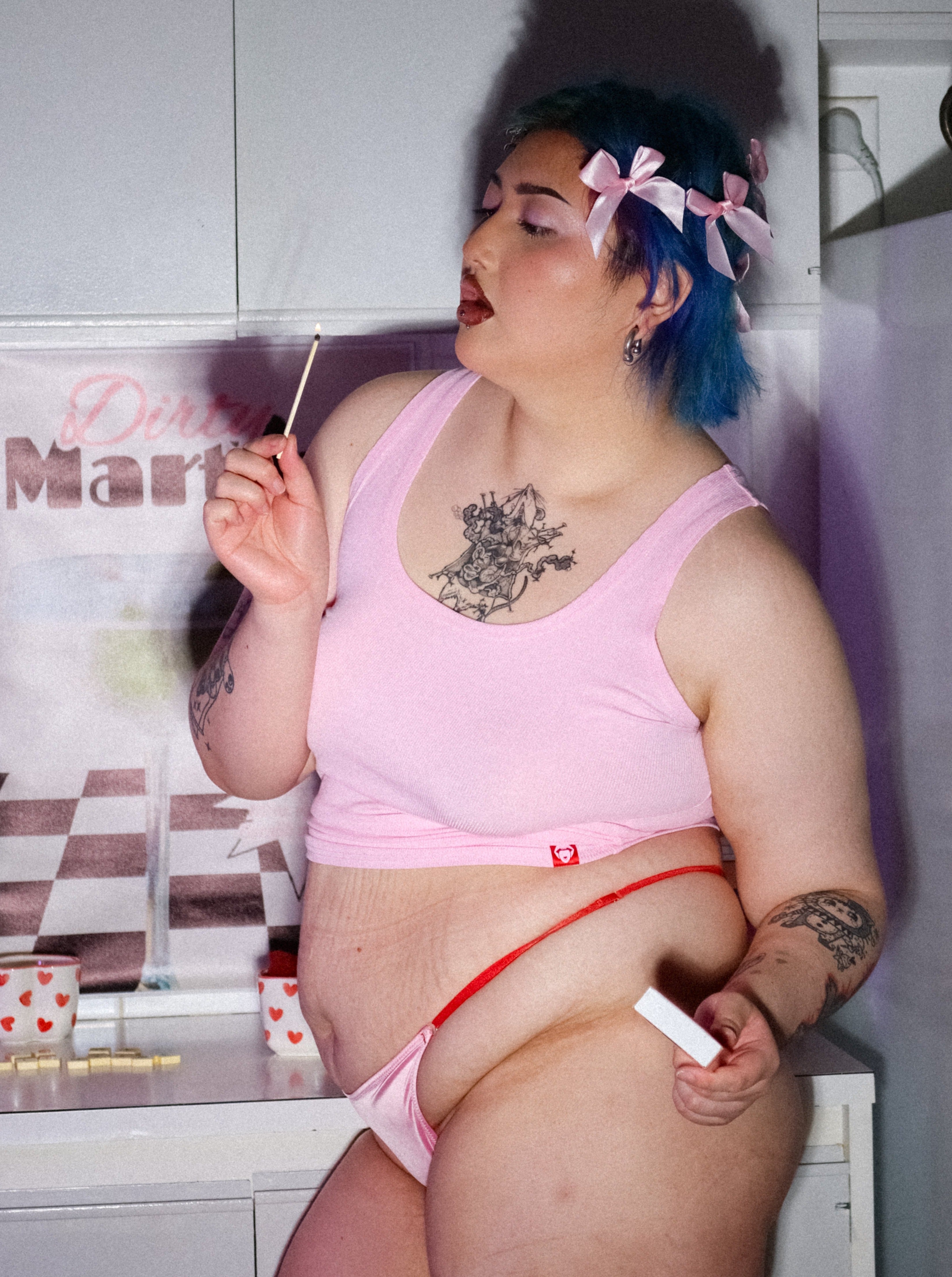 ARI RIBBED SINGLET - Lolli Wraps x