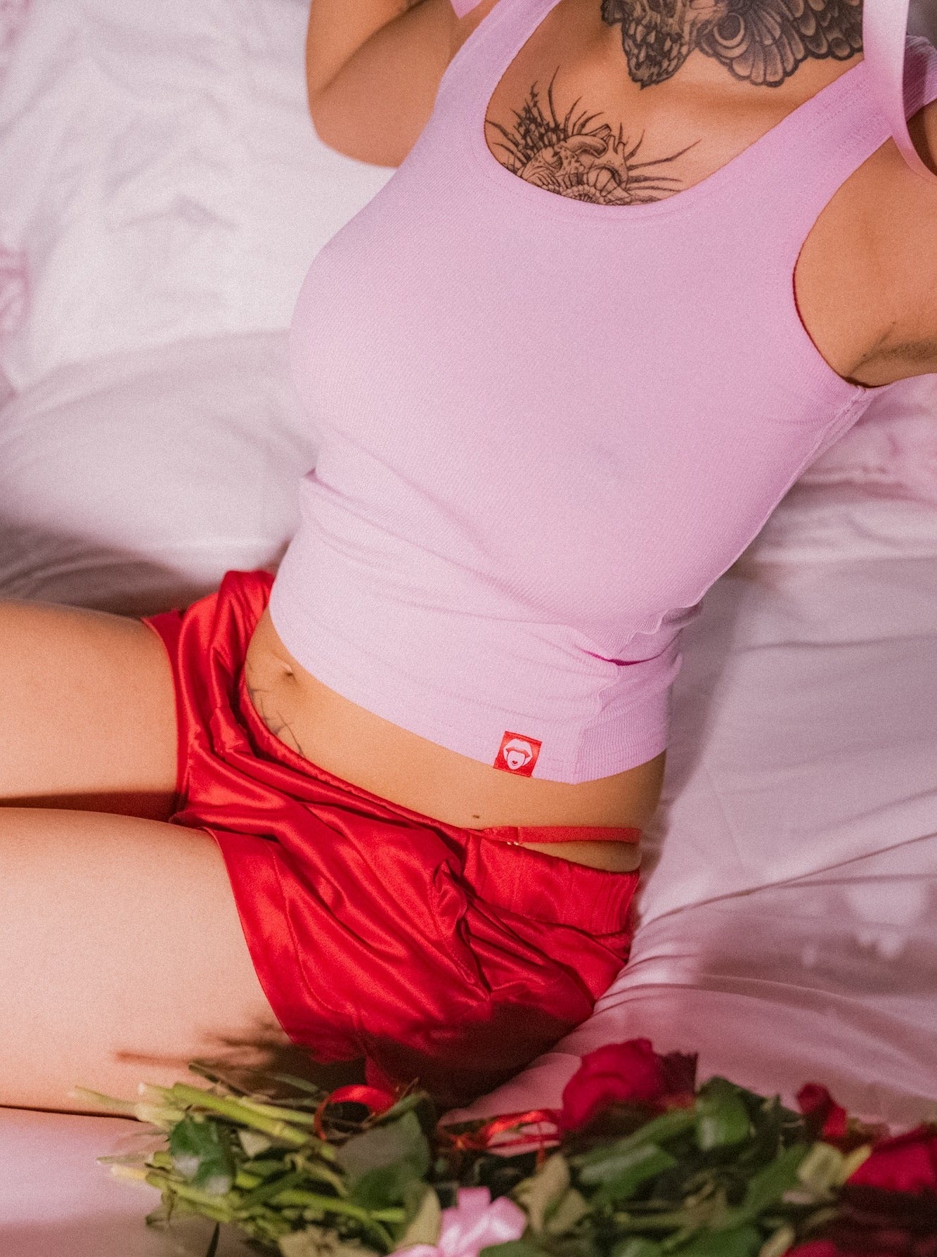 ARI RIBBED SINGLET - Lolli Wraps x