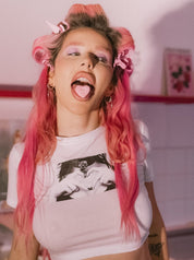 CORY CROP TEE - Lolli Wraps x