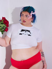 CORY CROP TEE - Lolli Wraps x